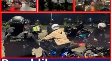 Brimob Batalyon D Pelopor Polda Metro Jaya Patroli Dini Hari di Bekasi, Cegah Tawuran dan Balap Liar