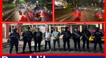 Patroli Brimob Batalyon C Pelopor di Tangsel–Tangerang, Cegah Tawuran dan Balap Liar