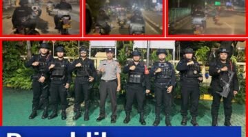 Detasemen Gegana Brimob Polda Metro Jaya Laksanakan Patroli Di Jakarta Barat, Situasi Terkendali dan Kondusif