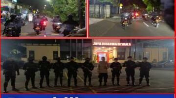 Brimob Polda Metro Jaya Rutin Patroli Dini Hari di Jakarta Utara, Antisipasi Gangguan Kamtibmas