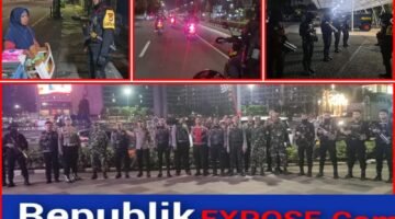 Batalyon A Pelopor Brimob Polda Metro Jaya Patroli Dini Hari di Jakarta Pusat, Cegah Tawuran dan Kejahatan Jalanan