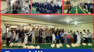 Brimob Metro Jaya Isi Jumat Berkah dengan Doa Bersama dan Santunan Anak Yatim di At-Taubah