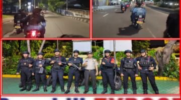 Detasemen Gegana Brimob Metro Jaya Gelar Patroli Malam di Jakarta Barat, Situasi Terjaga Kondusif