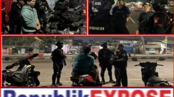 Patroli Brimob Batalyon D Pelopor Antisipasi Tawuran Dan Balap Liar Di Wilkum Bekasi