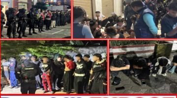 Brimob Polda Metro Jaya Cegah Tawuran Pelajar Saat Patroli Dini Hari di Pamulang