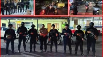 Detasemen Gegana Brimob Polda Metro Jaya Patroli Malam Jaga Wilayah Palmerah-Grogol Tetap Aman