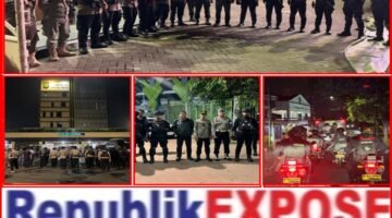Brimob Metro Jaya Kompi 2 Batalyon D Pelopor Patroli Bekasi Kota, Antisipasi Tawuran dan Balap Liar