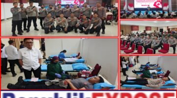 Brimob Polda Metro Jaya Ikut Donor Darah HUT ke-61 Lemhannas RI, Dukung Kebutuhan Medis di Jakarta Pusat 