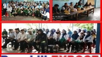 Lurah Cengkareng Timur Bersama Kasiekbangpol Laksanakan Sosialisasi Pengelolaan Sampah  di Wilayah RW 014  Cengkareng Timur