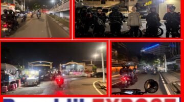 Brimob Metro Jaya Intensifkan Patroli Dini Hari, Situasi Gambir Tetap Kondusif