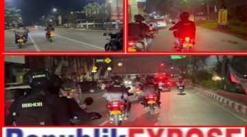 Batalyon D Pelopor Brimob Metro Jaya Gelar Patroli Rayonisasi di Bekasi, Cegah Tawuran dan Balap Liar