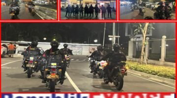 Patroli Brimob PMJ Sambangi Sawah Besar, Antisipasi Kejahatan Malam Hari