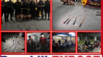 Brimob Metro Jaya Gagalkan Aksi Tawuran dan Balap Liar Dini Hari, Celurit hingga Samurai Diamankan