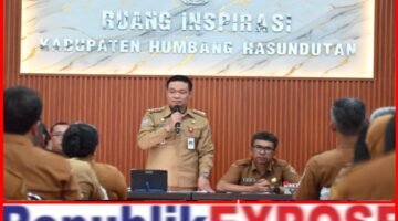 Kali Pertama, Bupati Humbahas Gelar Rapat Evaluasi Kinerja Eselon III 