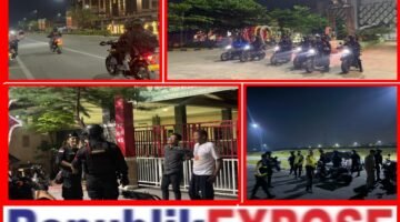 Brimob Batalyon D Pelopor Metro Jaya Patroli Dini Hari Antisipasi Tawuran dan Balap Liar di Bekasi