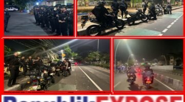 Brimob Batalyon B Pelopor Metro Jaya Sisir Titik Rawan Kriminalitas di Jaktim