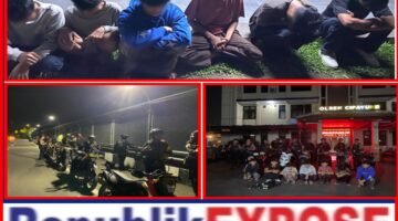 Brimob Metro Jaya Bubarkan Balap Liar di Kawasan Jalan Taman Mini, Sejumlah Remaja Diamankan