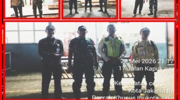 Babinsa Koramil 04/Cengkareng Sertu Eko Setiawan ,Laksanakan Patroli/Siskamling Keliling Ciptakan Wilayah Aman dan Kondusif