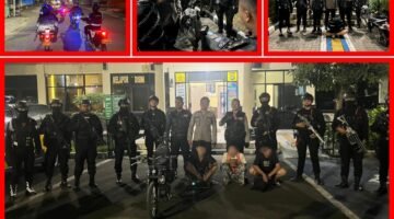Brimob Metro Jaya Bubarkan Balap Liar dan Amankan Pria Bawa Narkoba jenis Sintetis Saat Patroli di Tangerang Kota