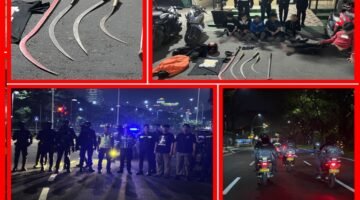 Brimob Metro Jaya Gagalkan Tawuran di Serpong, 7 Pemuda dan 4 Celurit Diamankan