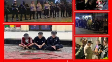 Brimob Polda Metro Jaya Gagalkan Tawuran di Tanah Tinggi, 3 Remaja dan Sajam Diamankan