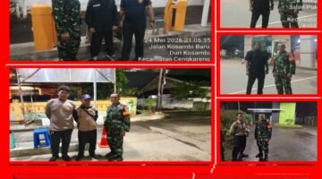 Babinsa Koramil 04/Cengkareng  Sertu Deni ,S , Laksanakan Patroli , Antisipasi Gangguan Kamtibmas