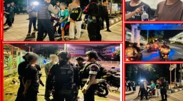 Brimob Metro Jaya Gelar Patroli Dini Hari di Jakarta Pusat, Amankan Miras dan Terduga Mucikari