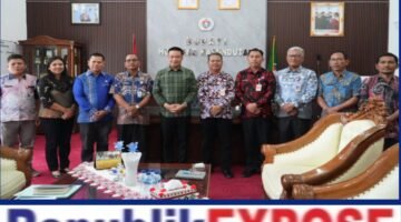 Bupati Humbahas Terima Kunjungan Kepala UPT Samsat Doloksanggul.