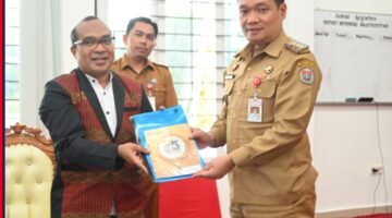 Bupati Humbahas Sambut Kunjungan Panitia Pesta Yubileum 75 Tahun Paroki St. Fidelis. Doloksanggul