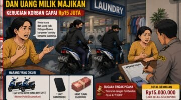 Diduga Karyawati Laundry dan Suaminya Bawa Kabur Dua Motor Majikan di Cengkareng