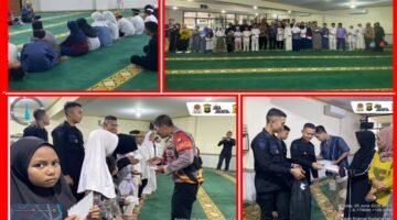 Brimob Metro Jaya Perkuat Kepedulian Sosial melalui Santunan Anak Yatim dan Do’a Bersama
