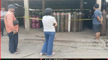 Terpental 6 Meter Saat Pengisian Tabung Gas Timpa Rumah Warga