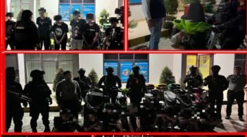 Brimob Polda Metro Jaya Bubarkan Balap Liar yang Meresahkan Warga di Bekasi