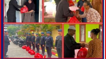 Brimob Polda Metro Jaya Berbagi Kebahagiaan di Jumat Berkah, Salurkan Bantuan Sembako ke Masyarakat Sekitar