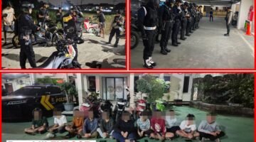 Brimob Batalyon B Pelopor Amankan 11 Remaja dan Lima Motor Saat Patroli Duren Sawit