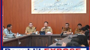 Bupati Humbahas Bersama Dinas Kesehatan P2KB Bahas Peningkatan Pelayanan Kesehatan.