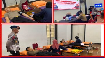 Brimob Polda Metro Jaya Gelar Donor Darah HUT Bhayangkara ke-80, Libatkan 100 Personel