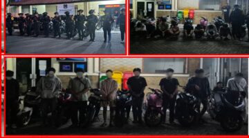 Brimob Polda Metro Jaya Amankan 8 Motor Diduga Balap Liar di Duren Sawit Jakarta Timur