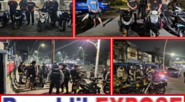 Brimob Polda Metro Jaya Amankan Lima Motor saat Bubarkan Balap Liar di Jakarta Timur