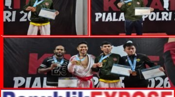 Atlet Karate Brimob Metro Jaya Raih Dua Medali di Piala Kapolri 2026