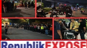 Brimob Polda Metro Jaya Amankan Pengendara Mabuk Tanpa Surat Kendaraan di Jakarta Utara