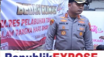 Kapolres Tanjung Priok, Resmikan Program Bedah Rumah, Wujud Kepedulian Polri kepada Masyarakat di Hari Bhayangkara ke- 80