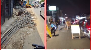 Galian Saluran Air di Meruya Selatan Minim Penerangan, Pengguna Jalan Diminta Waspada