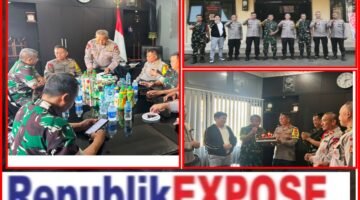 Brimob Polda Metro Jaya Batalyon C Pelopor Terima Kunjungan Koramil 05 Ciputat di HUT Bhayangkara Ke-80  .com //