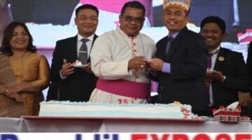 Bupati Humbahas Hadiri Yubileum ke-75 Gereja Paroki Santo Fidelis Doloksanggul.