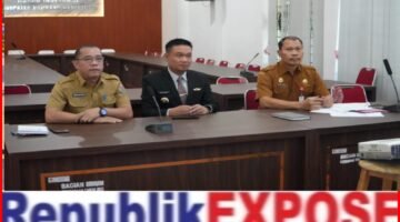 Bupati Humbahas Bersama BNPB Rapat Pasca Bencana Hidrometeorologi Sumatera.