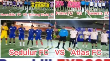 Sambut HUT Ke-81 RI, RT 06/RW 014 Cengkareng Timur Gelar Turnamen Futsal Antar Klub