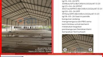 Abai SPPKT dan SPP, Aktivitas Pembangunan Padel di Cengkareng Terus Berlanjut