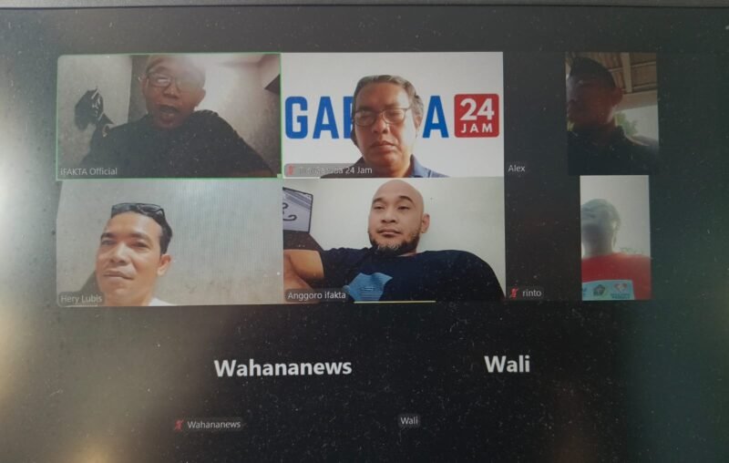 Layar zoom meet acara media siber ifakta.co (foto: tangkapan layar)