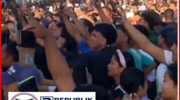 Ribuan Warga Padati CFD Kota Kupang, Kehadiran Jokowi Disambut Meriah